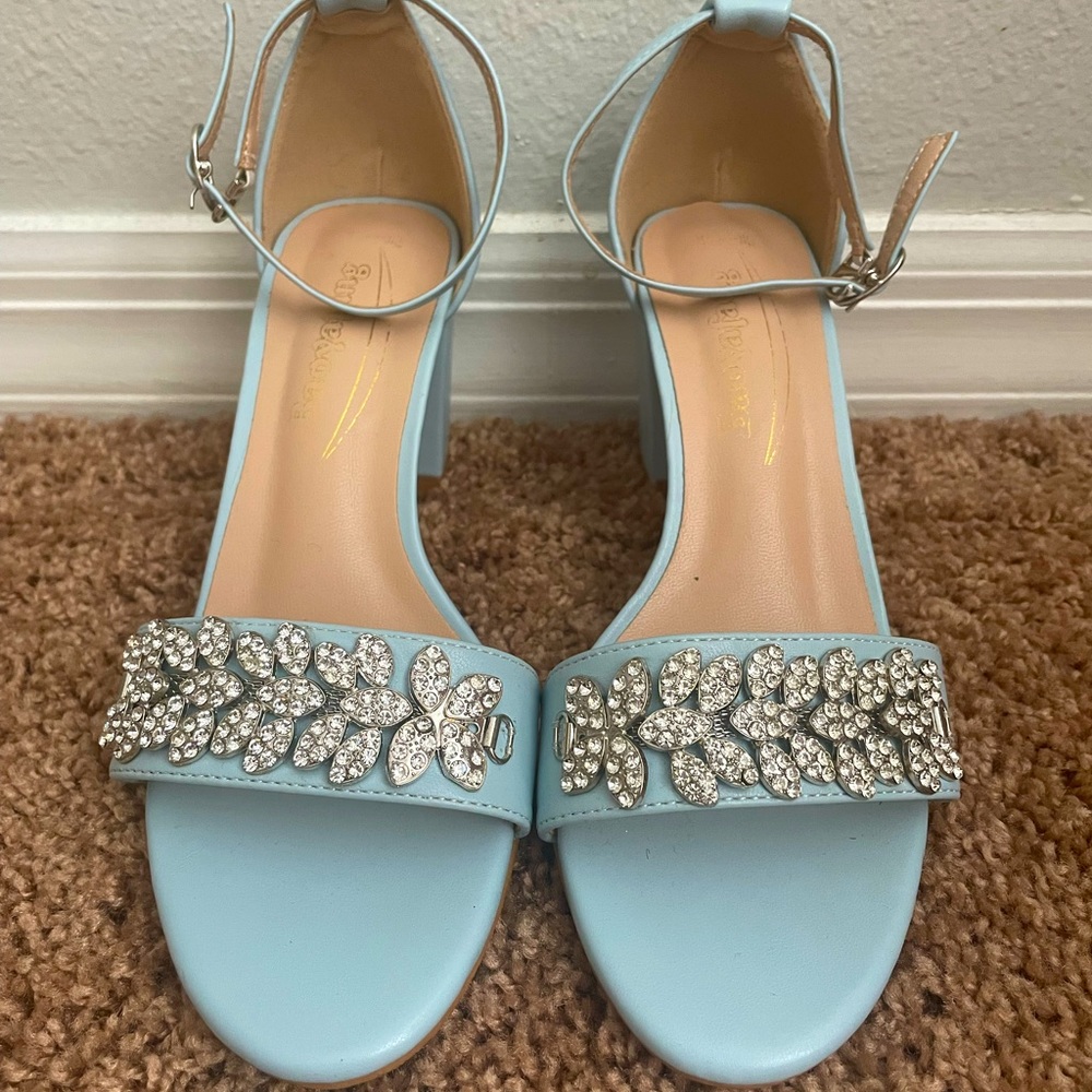 Blue Wedding Shoes